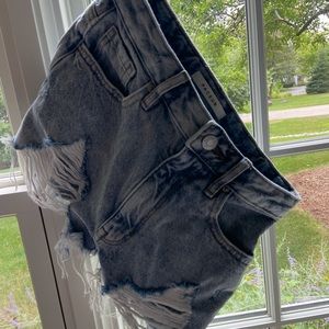 PacSun- high rise festival Jean shorts